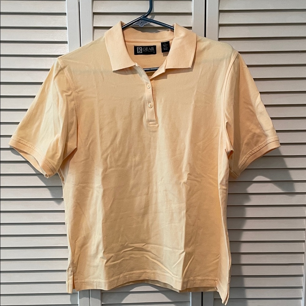 Gear For Sports Peach Short Sleeve Polo